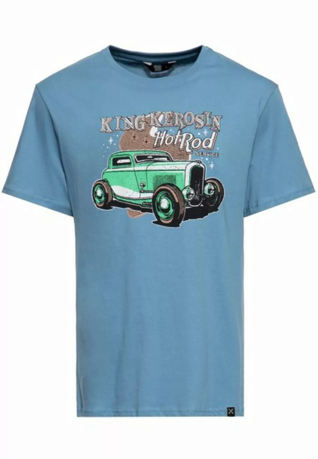 KingKerosin Print-Shirt Hotrod Service mit Retro-Artwork Print günstig online kaufen