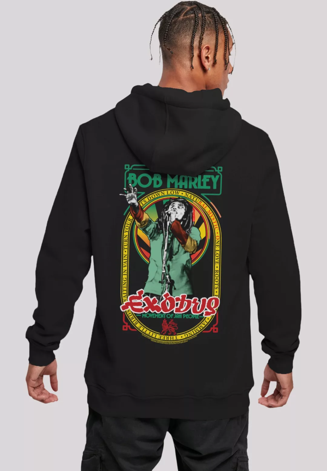 F4NT4STIC Kapuzenpullover "Bob Marley Reggae Music Exodus Singing", Premium günstig online kaufen