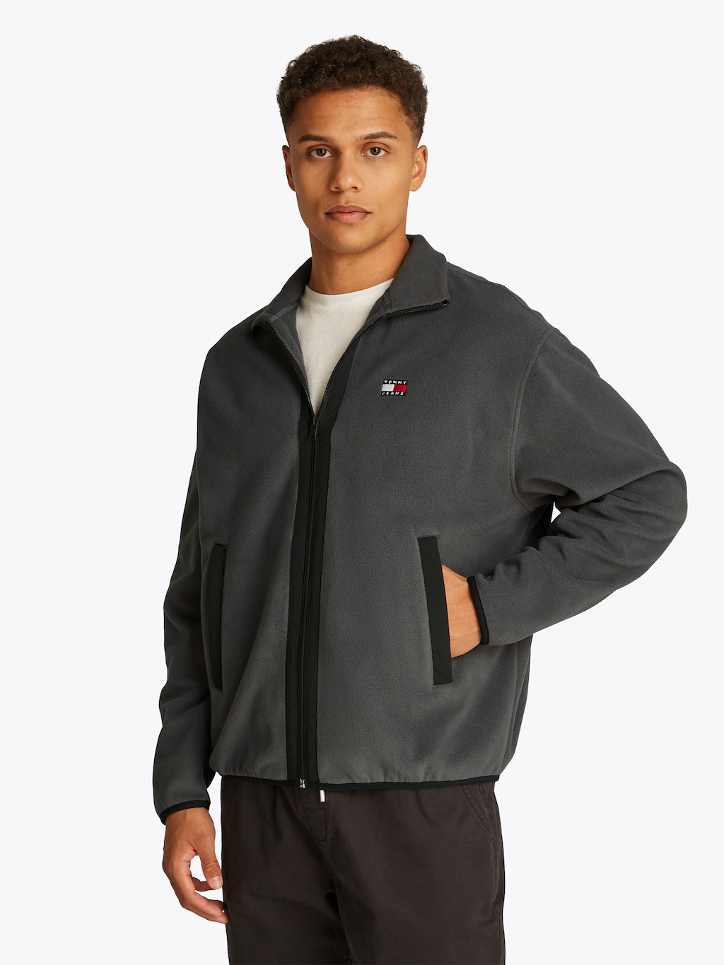 Tommy Jeans Fleecejacke "TJM RLX FZ POLAR FLEECE EXT" günstig online kaufen