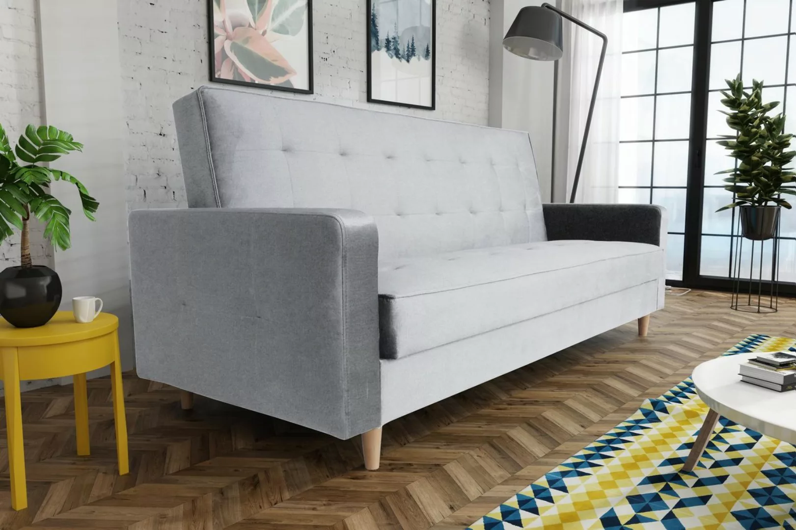 Beautysofa Schlafsofa Bamako, Sofa mit Schlaffunktion und Bettkasten, Polst günstig online kaufen