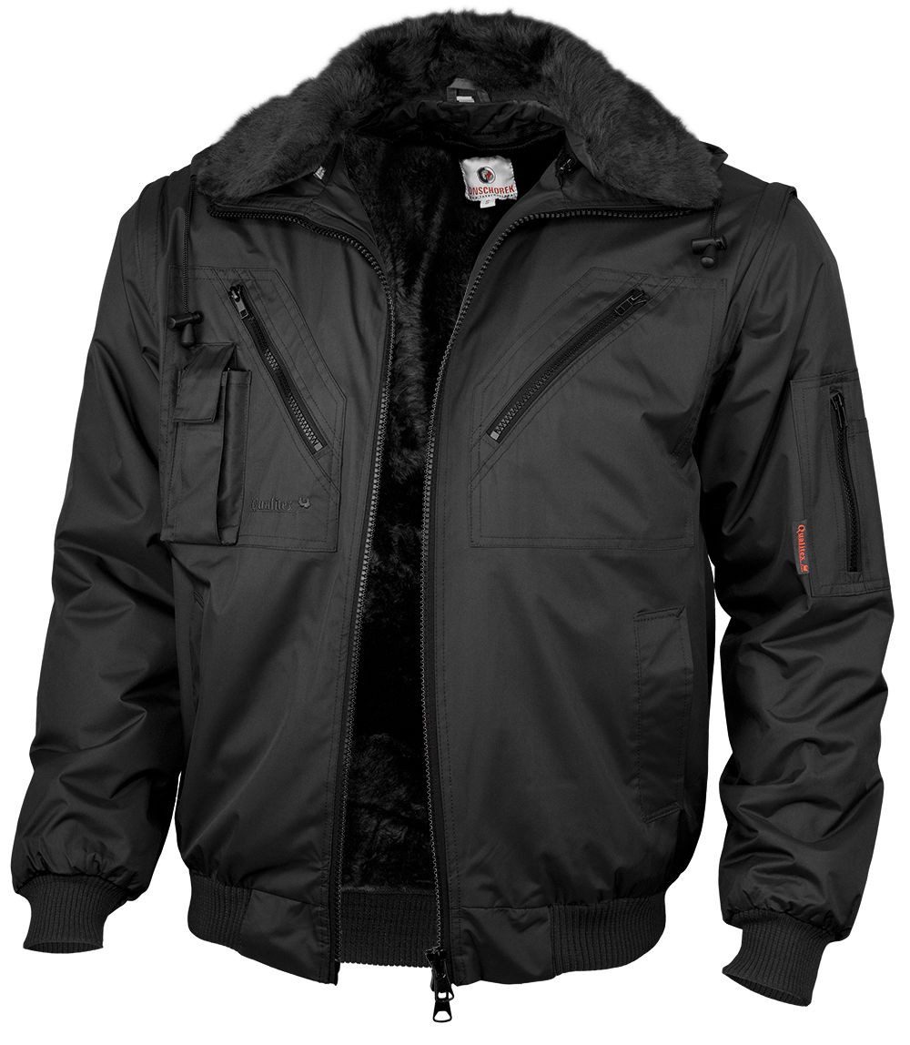 Qualitex Workwear Pilotenjacke wasserfeste 4-in-1 Arbeitsjacke günstig online kaufen