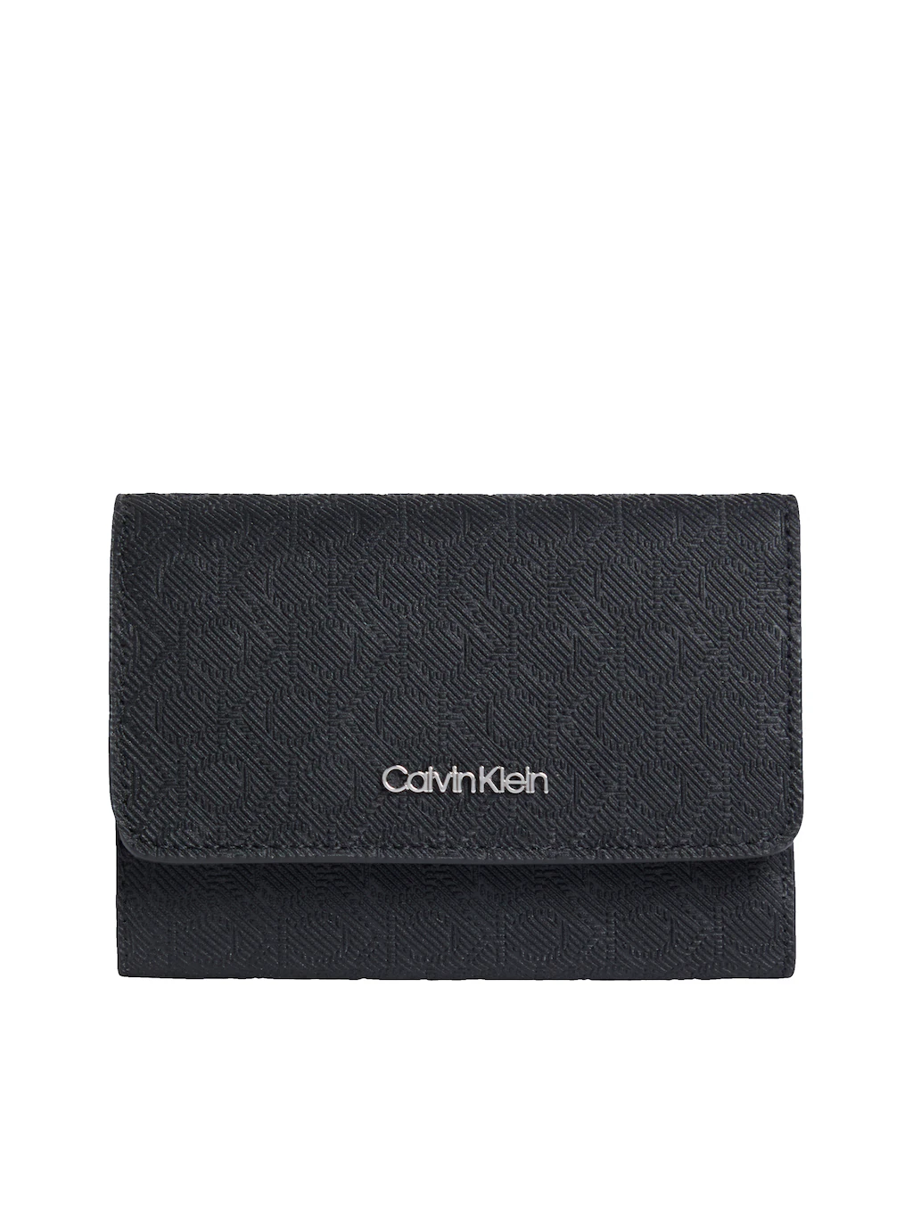 Calvin Klein Geldbörse "CK MUST AOP SMALL TRIFOLD W ZIP", Damen Portemonnai günstig online kaufen