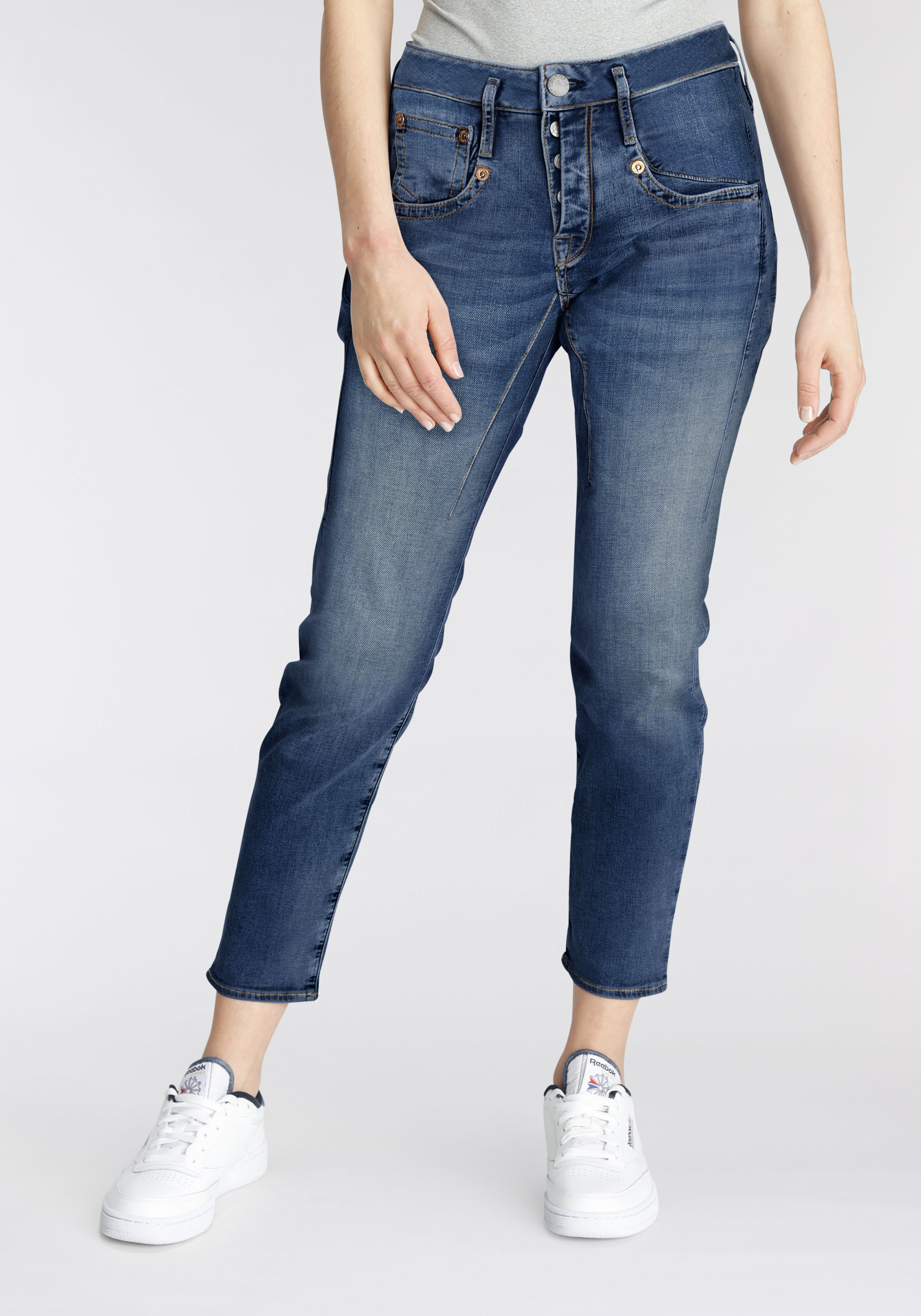 Herrlicher Boyfriend-Jeans "SHYRA CROPPED ORGANIC", im Boyfriend Style günstig online kaufen