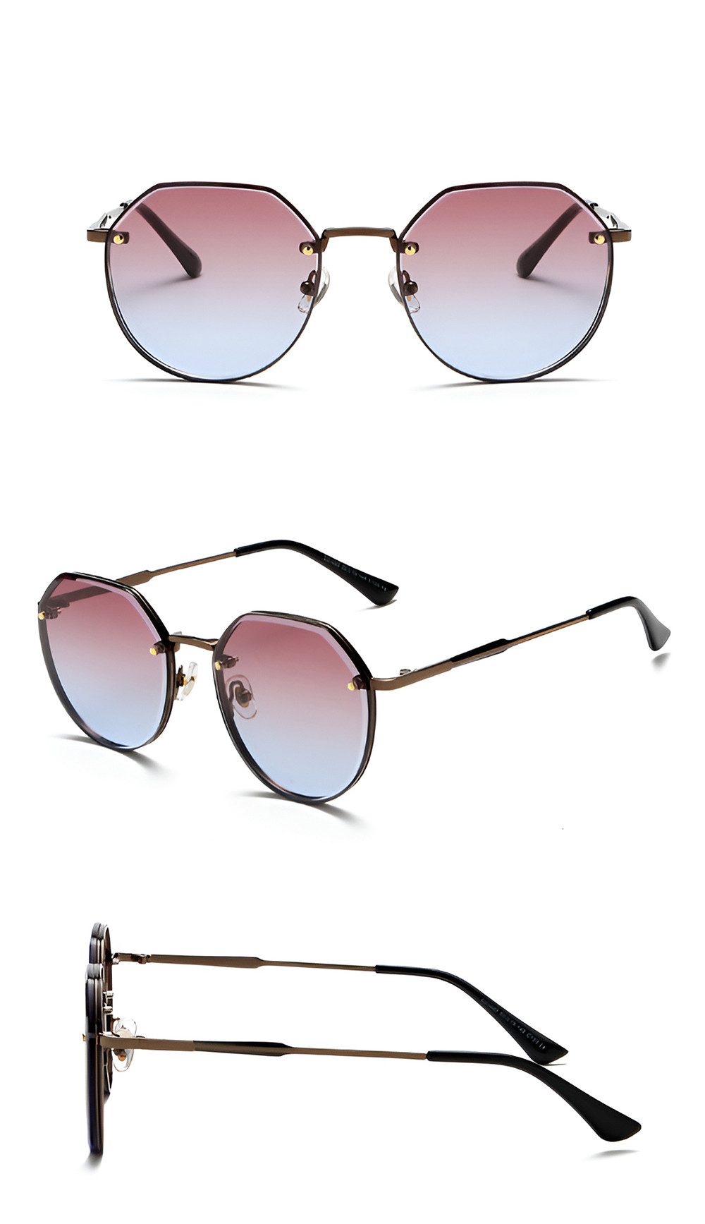 PACIEA Sonnenbrille Damen UV Schutz Mehrfarbig günstig online kaufen