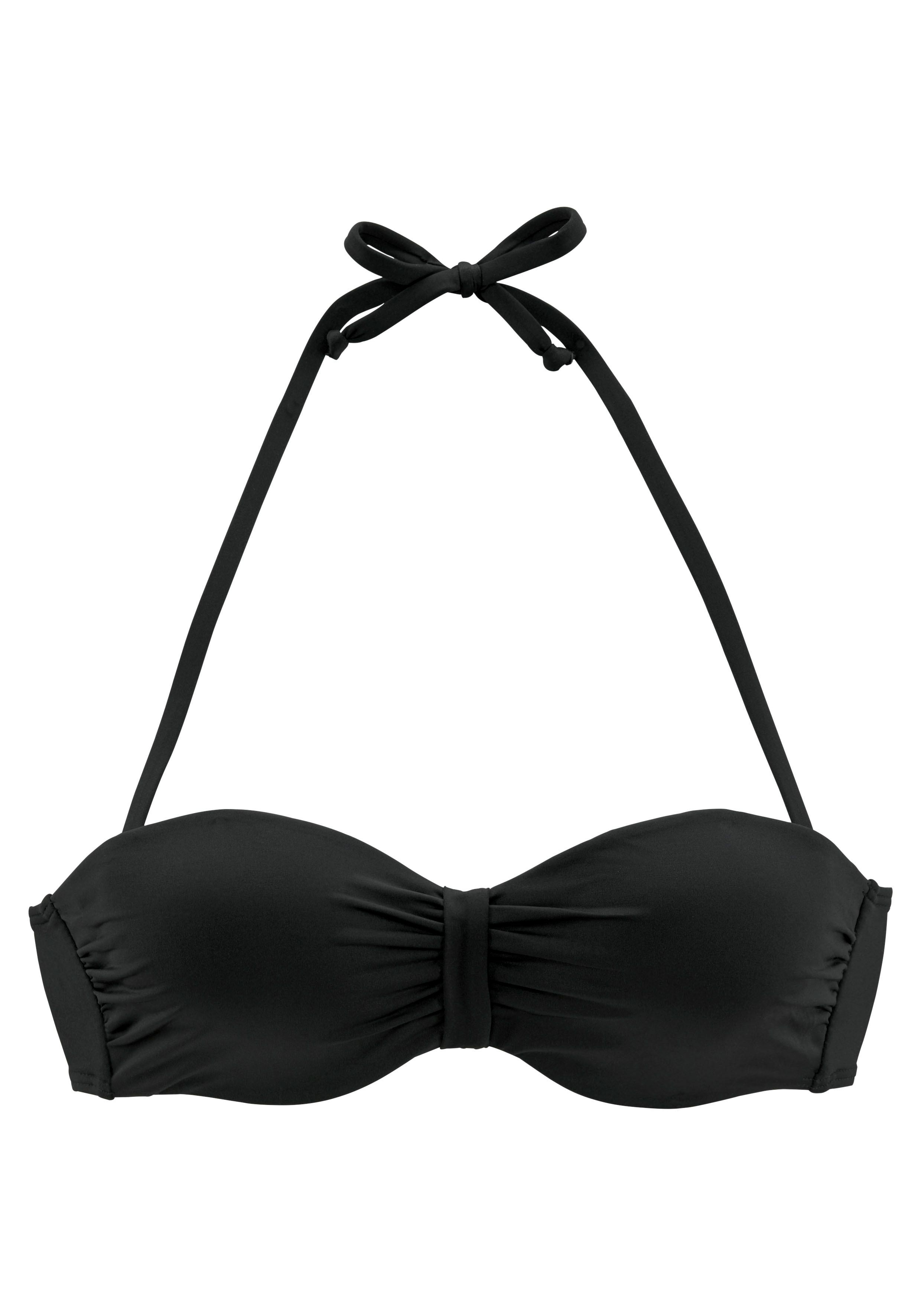 Bench. Bügel-Bandeau-Bikini-Top, im Uni-Style günstig online kaufen