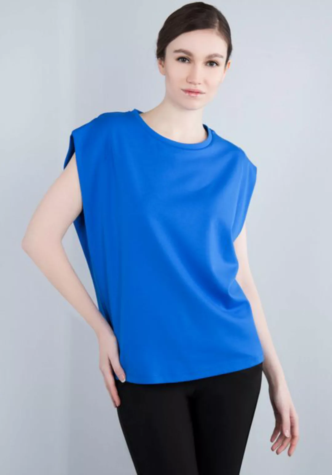 IMPERIAL T-Shirt Ärmelloses "Punto Milano" Shirt mit eingeschlagen Armlochd günstig online kaufen