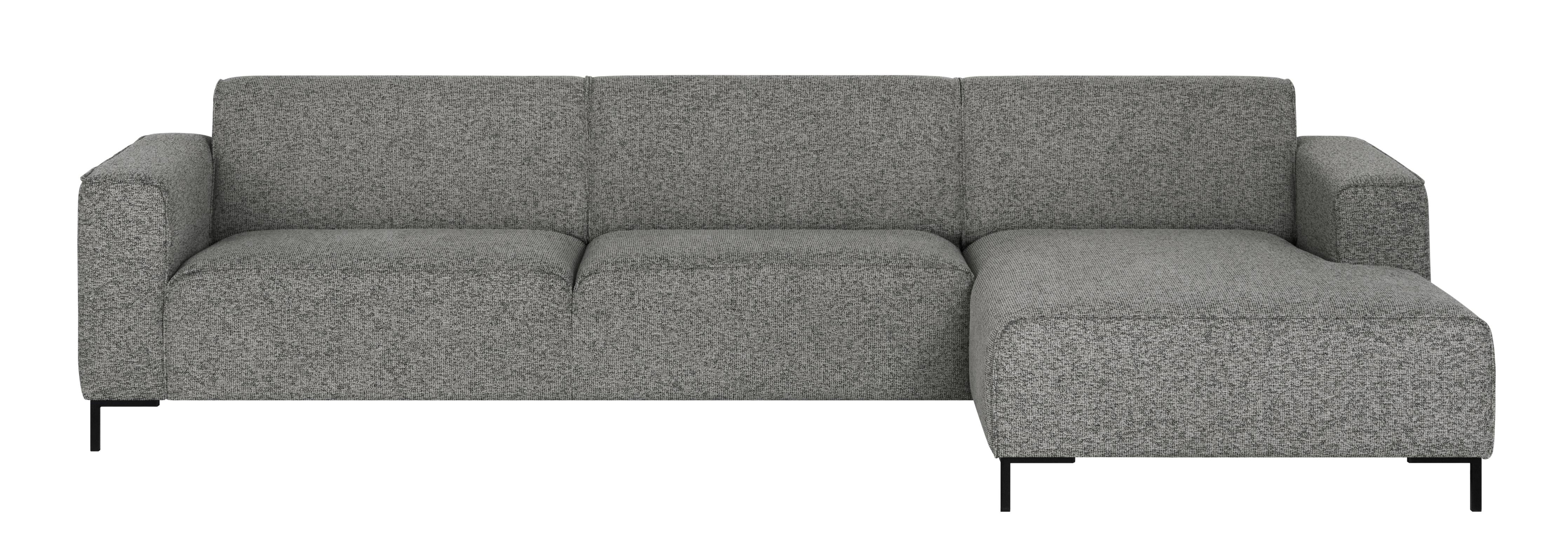 NADUVI Collection | Ecksofa Gionni rechts 3-Sitzer Chenille günstig online kaufen
