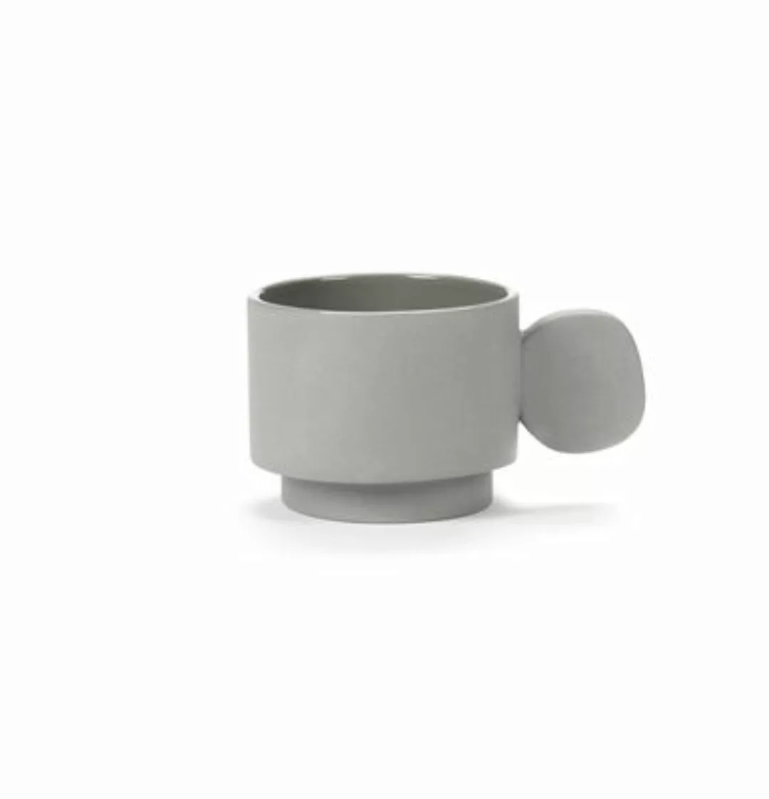Tasse Inner Circle keramik grau / 20 cl - Steinzeug - valerie objects - Gra günstig online kaufen