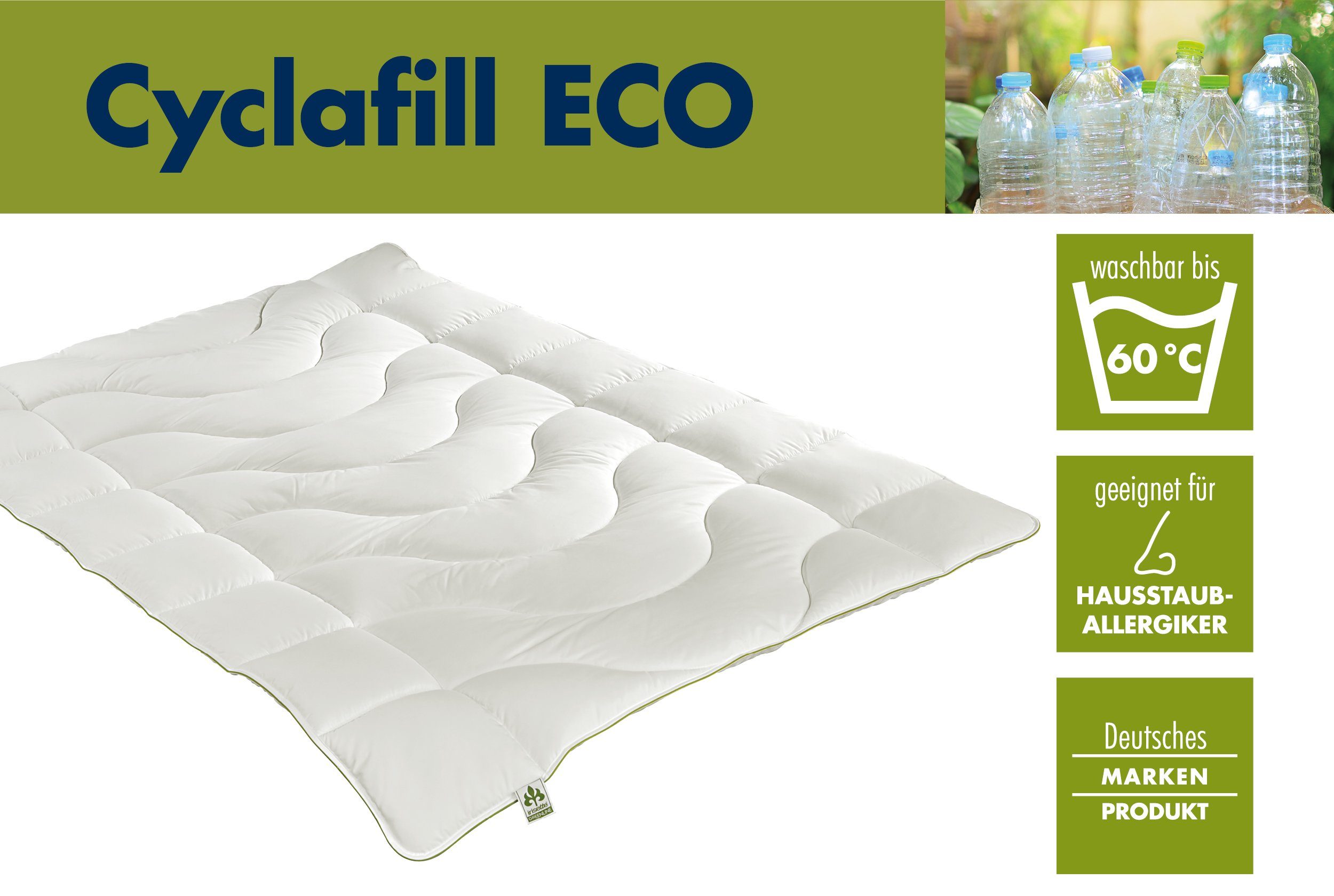 irisette GREENLINE Microfaserbettdecke Steppbett Irisette Greenline günstig online kaufen