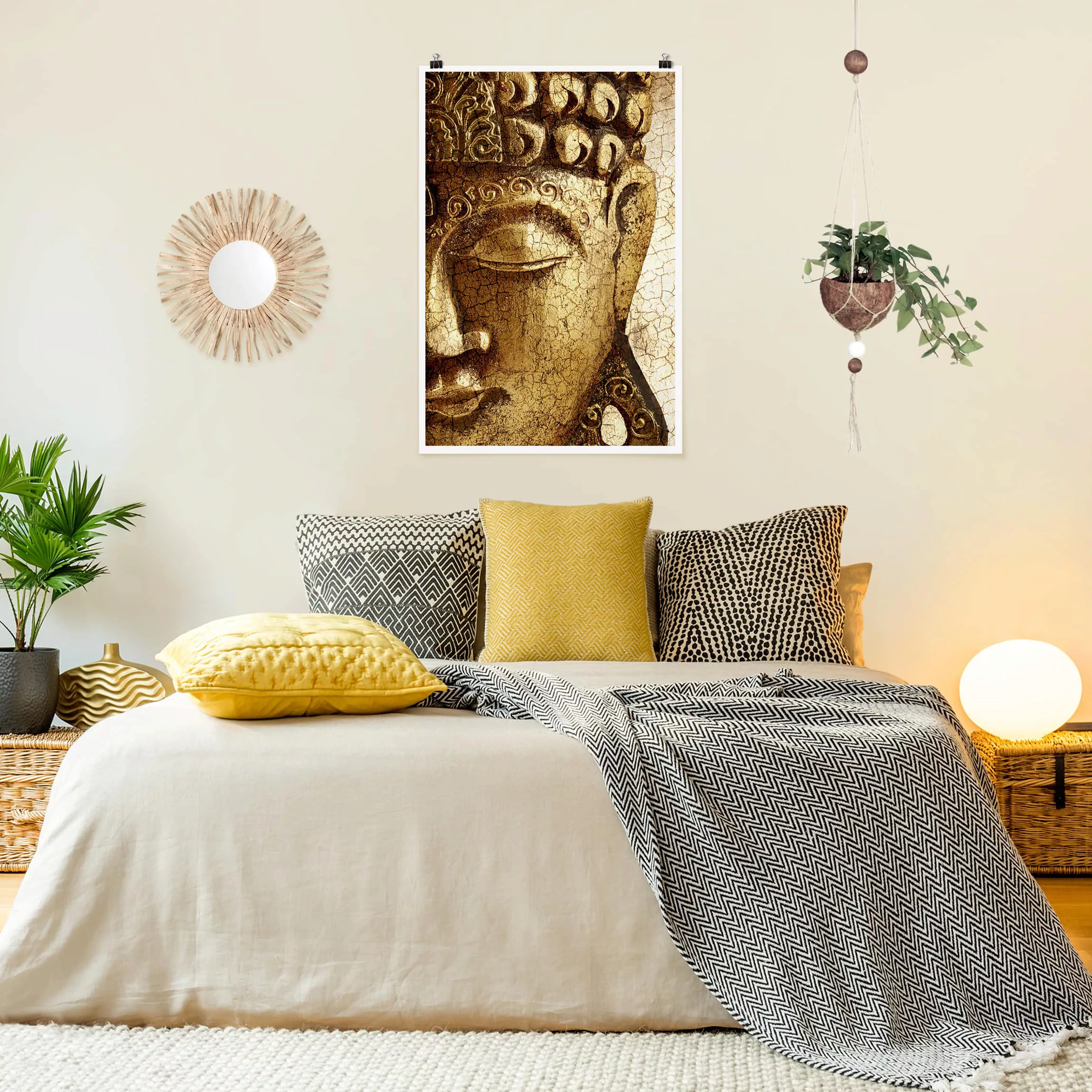Poster - Hochformat Vintage Buddha günstig online kaufen