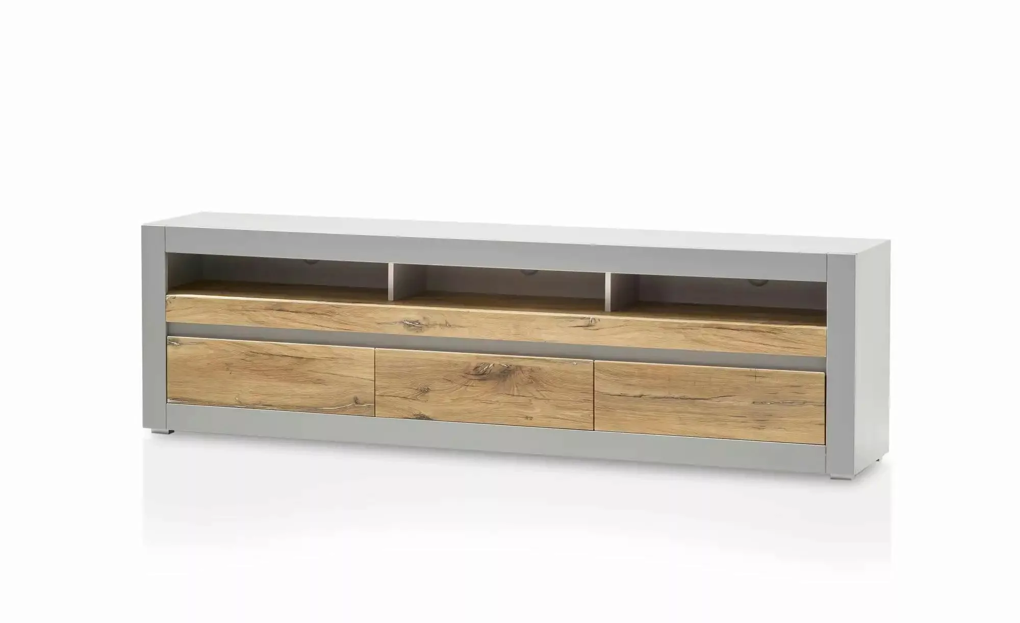 Lowboard  Cabanes ¦ grau ¦ Maße (cm): B: 217 H: 42 Kommoden & Sideboards > günstig online kaufen