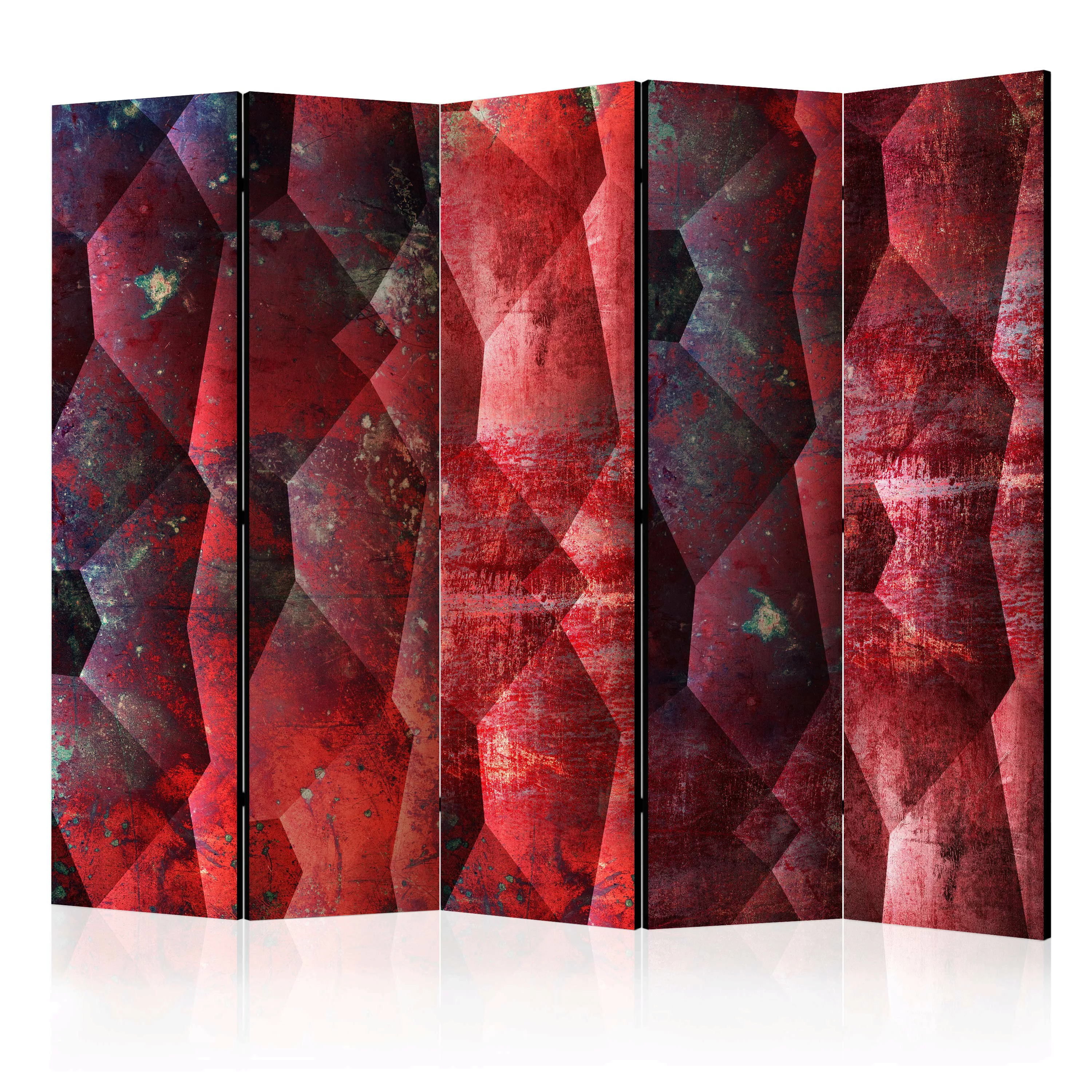 5-teiliges Paravent - Purple Relief Ii [room Dividers] günstig online kaufen