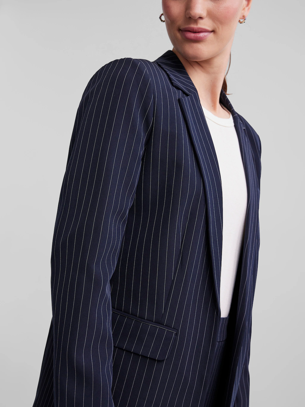 pieces Longblazer "PCBOZZY LS LOOSE STRIPED BLAZER NOOS BC" günstig online kaufen