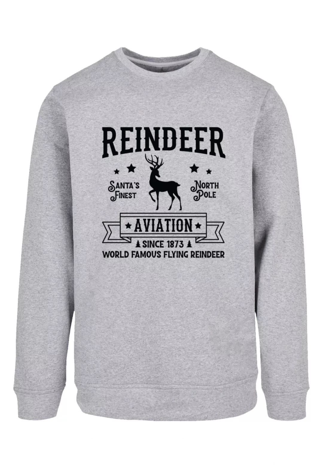 F4NT4STIC Sweatshirt "Reindeer Aviation Retro Weihnachten Sign", Premium Qu günstig online kaufen