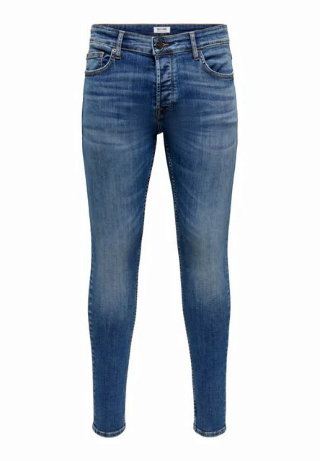 Only & Sons Herren Jeans ONSWARP SKINNY BLUE 3229 - Skinny Fit - Blau - Blu günstig online kaufen