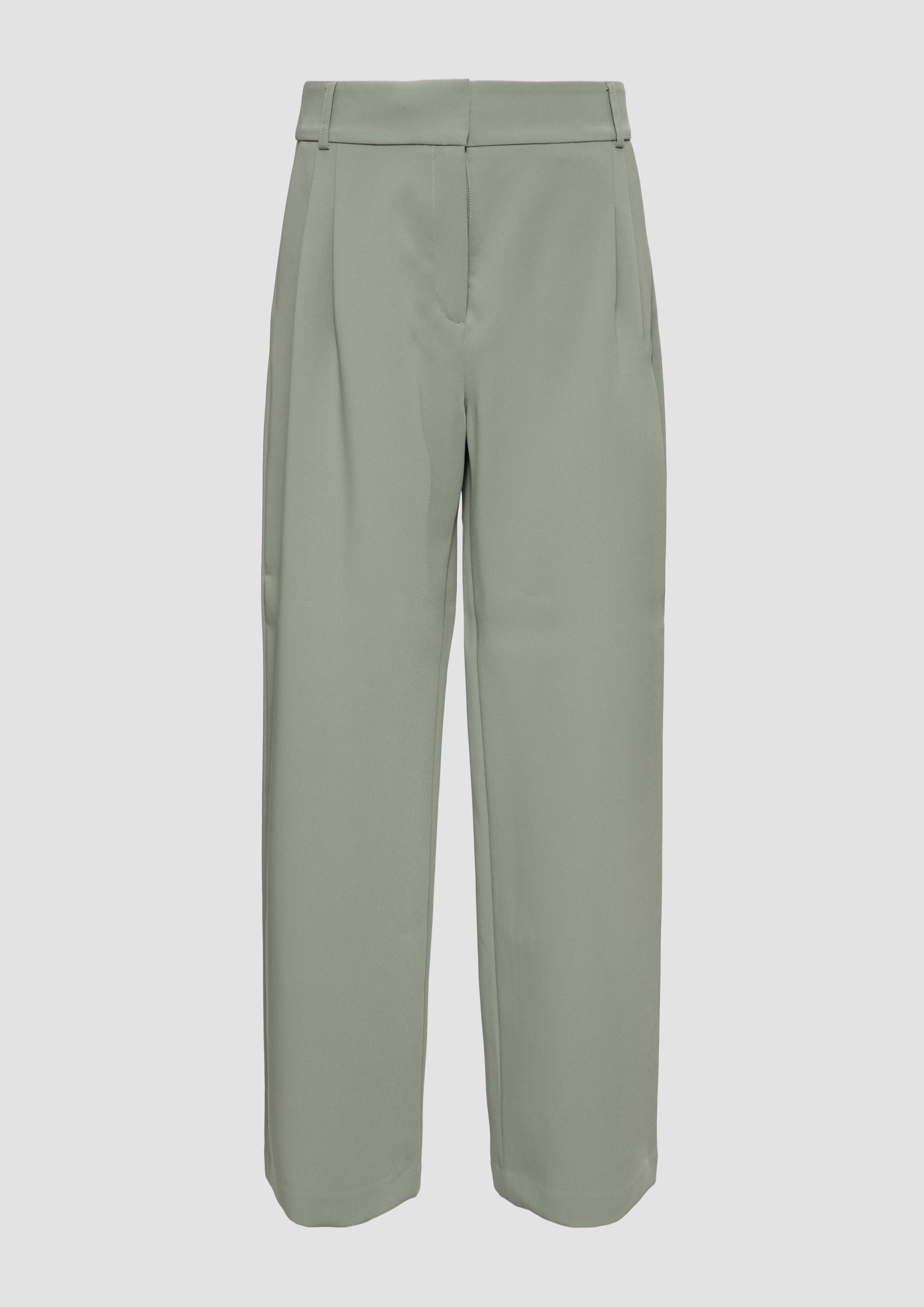 s.Oliver BLACK LABEL Stoffhose Relaxed: Twill-Hose günstig online kaufen