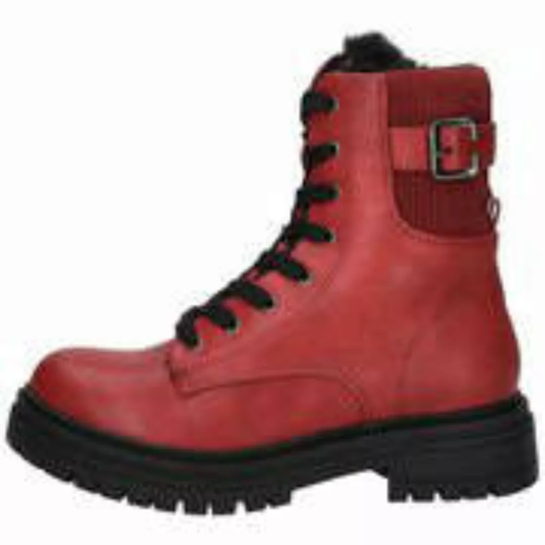 smiling for feet Schnür Boots Damen rot günstig online kaufen