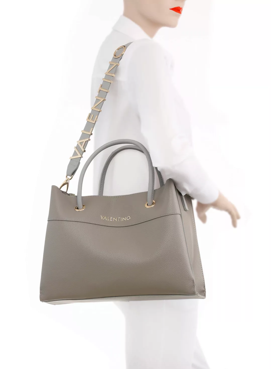 VALENTINO BAGS Henkeltasche "ALEXIA", mit goldfarbenen Details günstig online kaufen