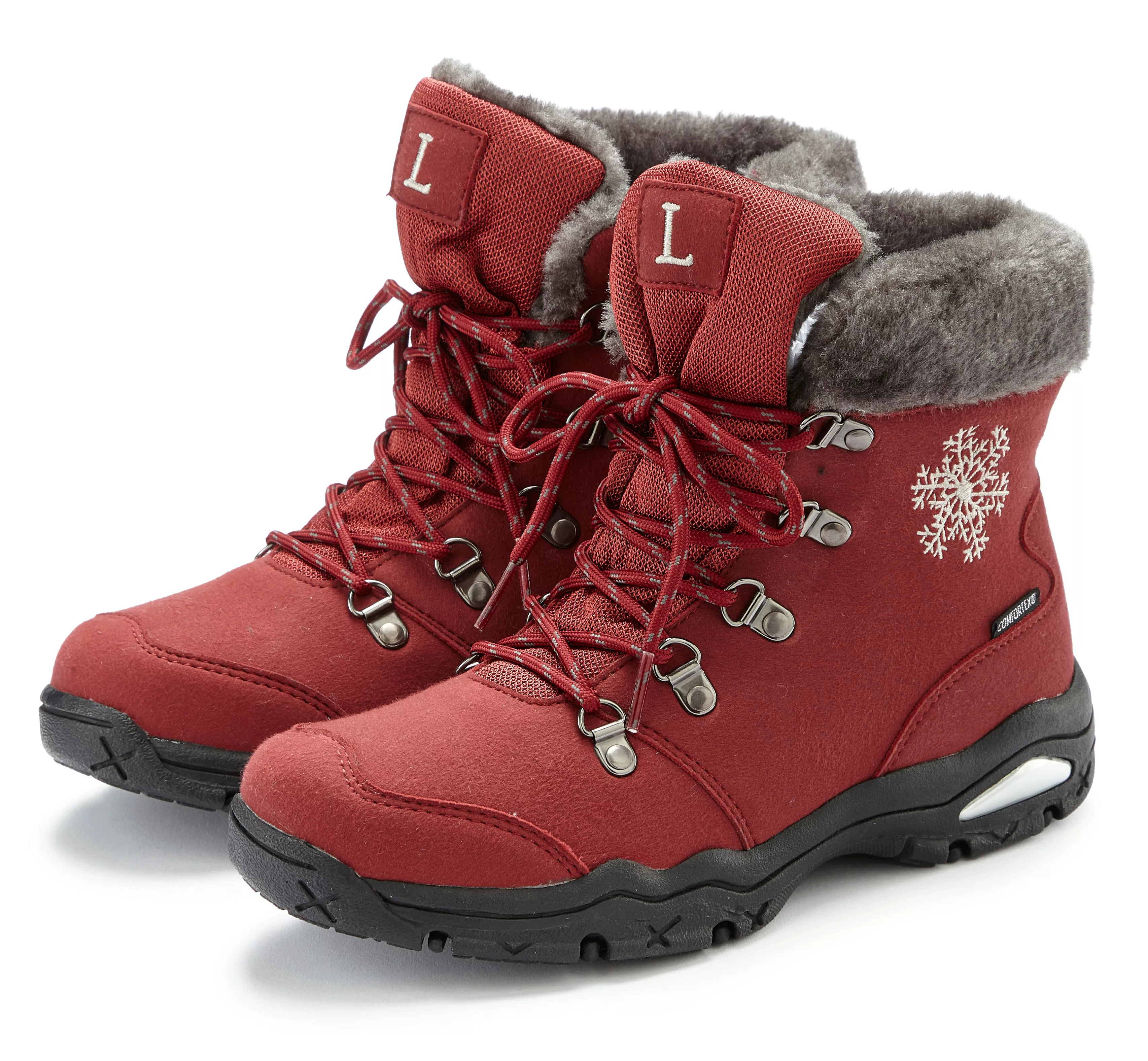 LASCANA Winterstiefelette "Stiefelette, Stiefel, Winterstiefel", mit Warmfu günstig online kaufen