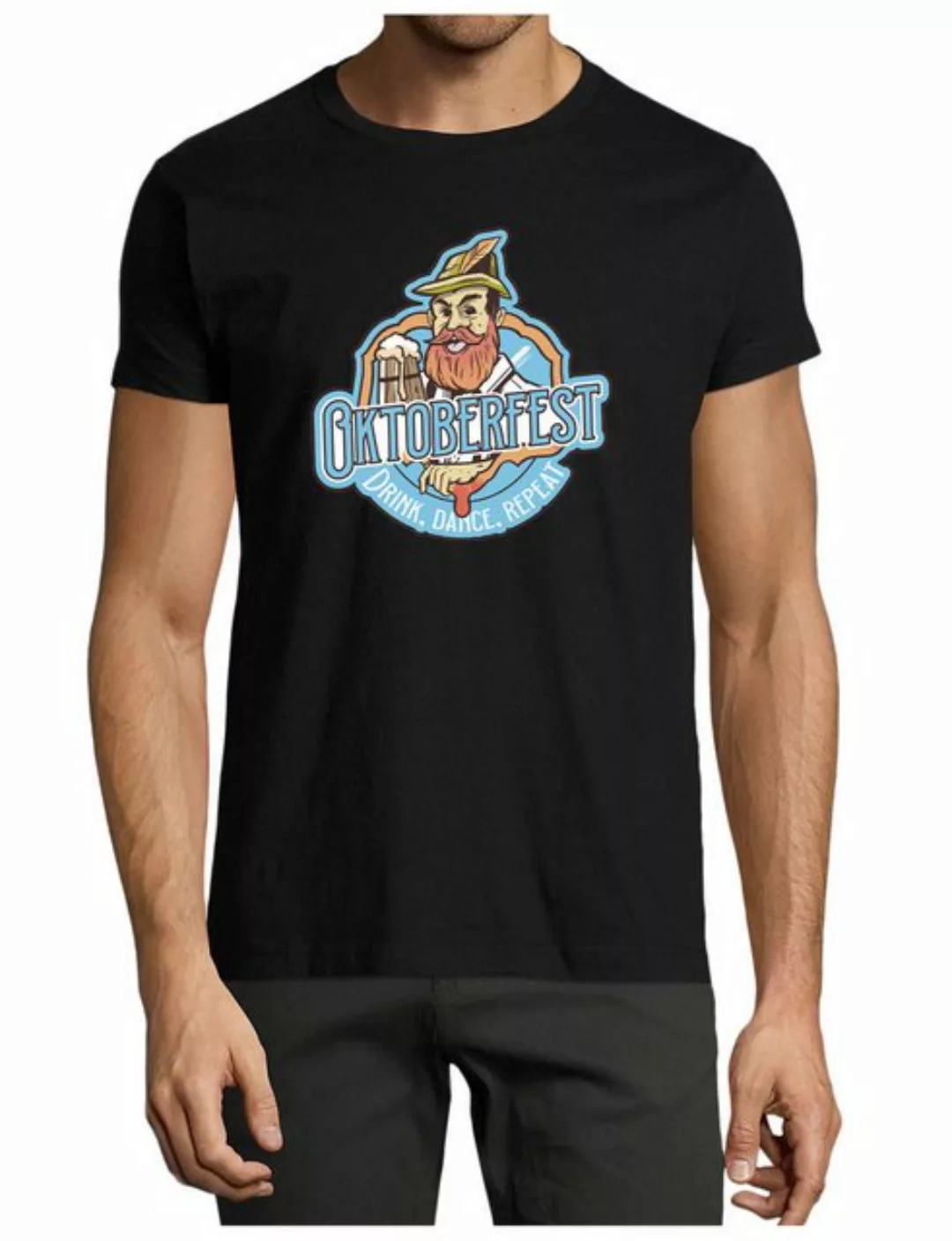 MyDesign24 T-Shirt Herren Fun Print Shirt - Trinkshirt Oktoberfest T-Shirt günstig online kaufen