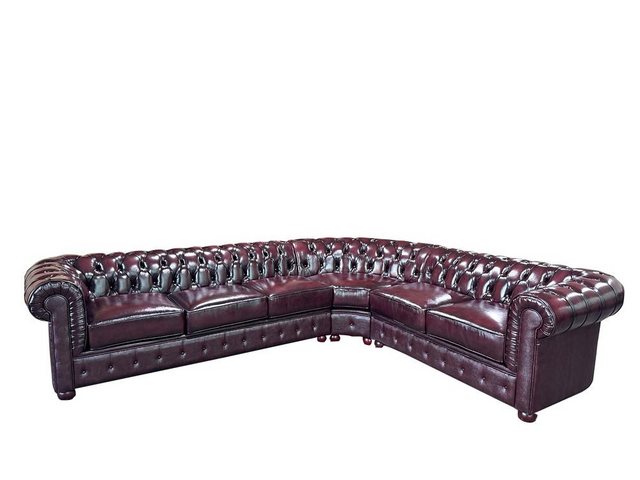 Salottini Chesterfield-Sofa Chesterfield XL Ecksofa Wohnlandschaft Luton Ec günstig online kaufen