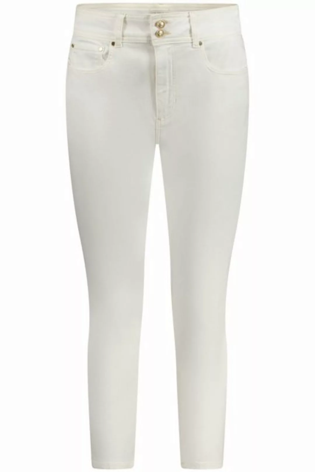 GUESS JEANS 5-Pocket-Jeans Damen High-Skinny Jeans in Weiß aus Bio-Baumwoll günstig online kaufen