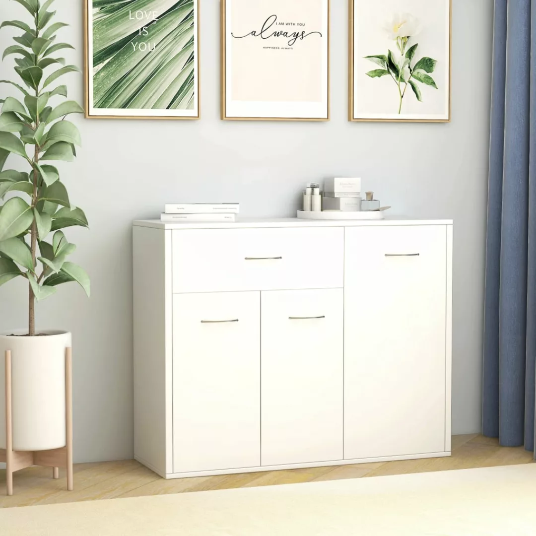 Sideboard Weiß 88ã30ã70 Cm Spanplatte günstig online kaufen