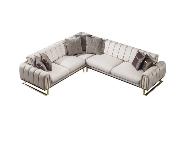 Villa Möbel Ecksofa Wave, Set, mit Relax-/Bettfunktion durch umklappbare Rü günstig online kaufen