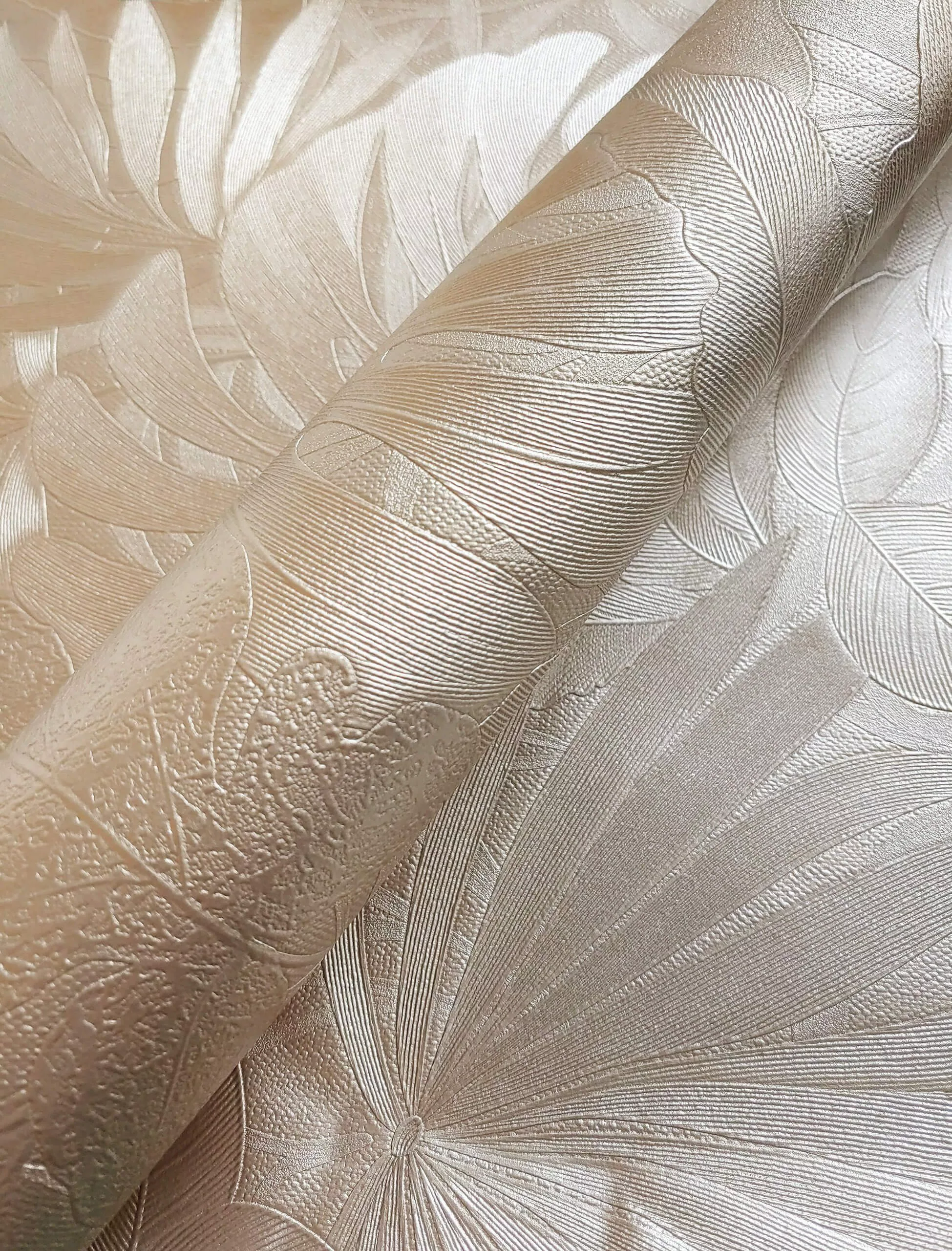 Newroom Vliestapete, Gold Tapete Tropisch Glänzend günstig online kaufen