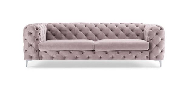 Xlmoebel Sofa Dreisitzer Stoffsofa in Rosa, elegantes Wohnzimmerdesign, Her günstig online kaufen