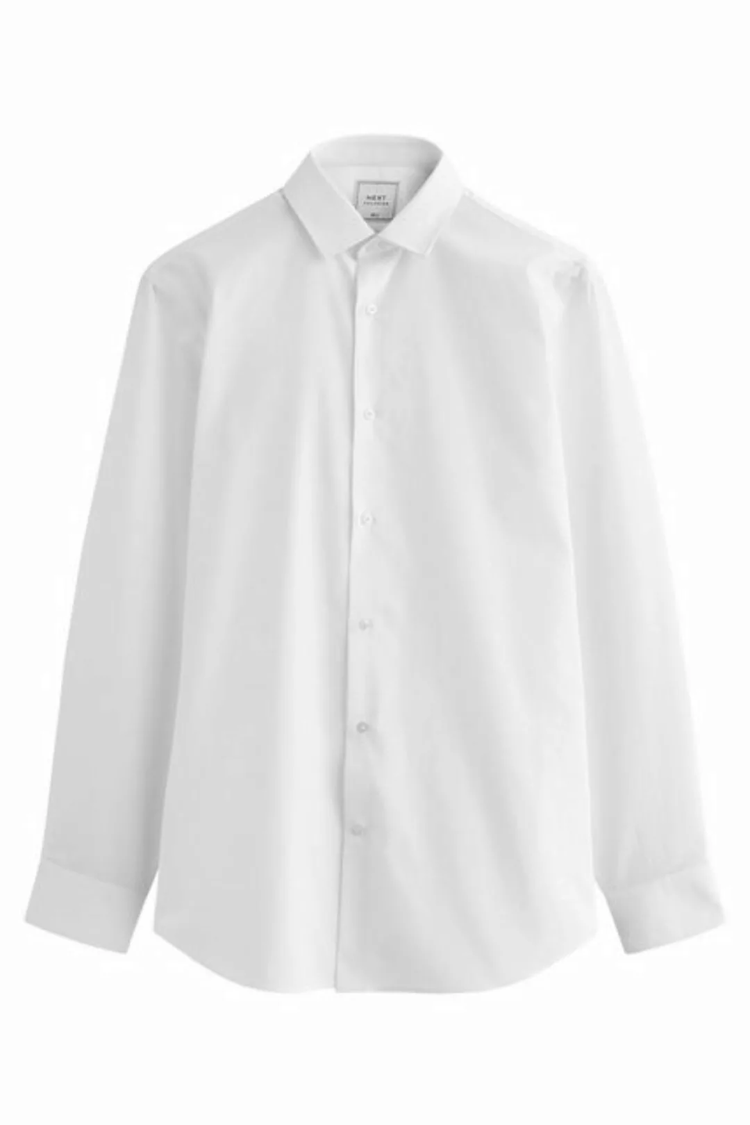 Next Langarmhemd Pflegeleichtes Slim Fit Hemd mit Sportmanschette (1-tlg) günstig online kaufen