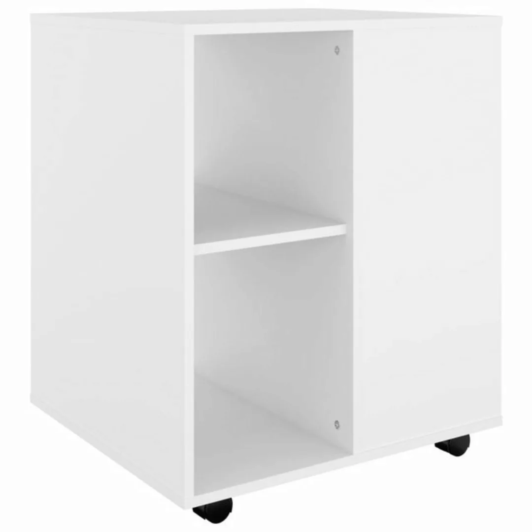 vidaXL Aktenschrank Rollschrank Weiß 60x53x72 cm Spanplatte günstig online kaufen