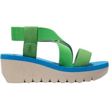 Fly London Sandalen Leder/Textil Keilsandalette günstig online kaufen