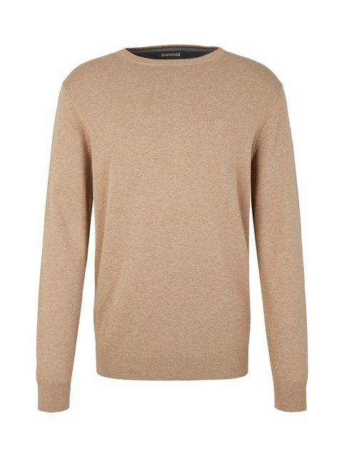 TOM TAILOR Strickpullover basic crew neck swea günstig online kaufen