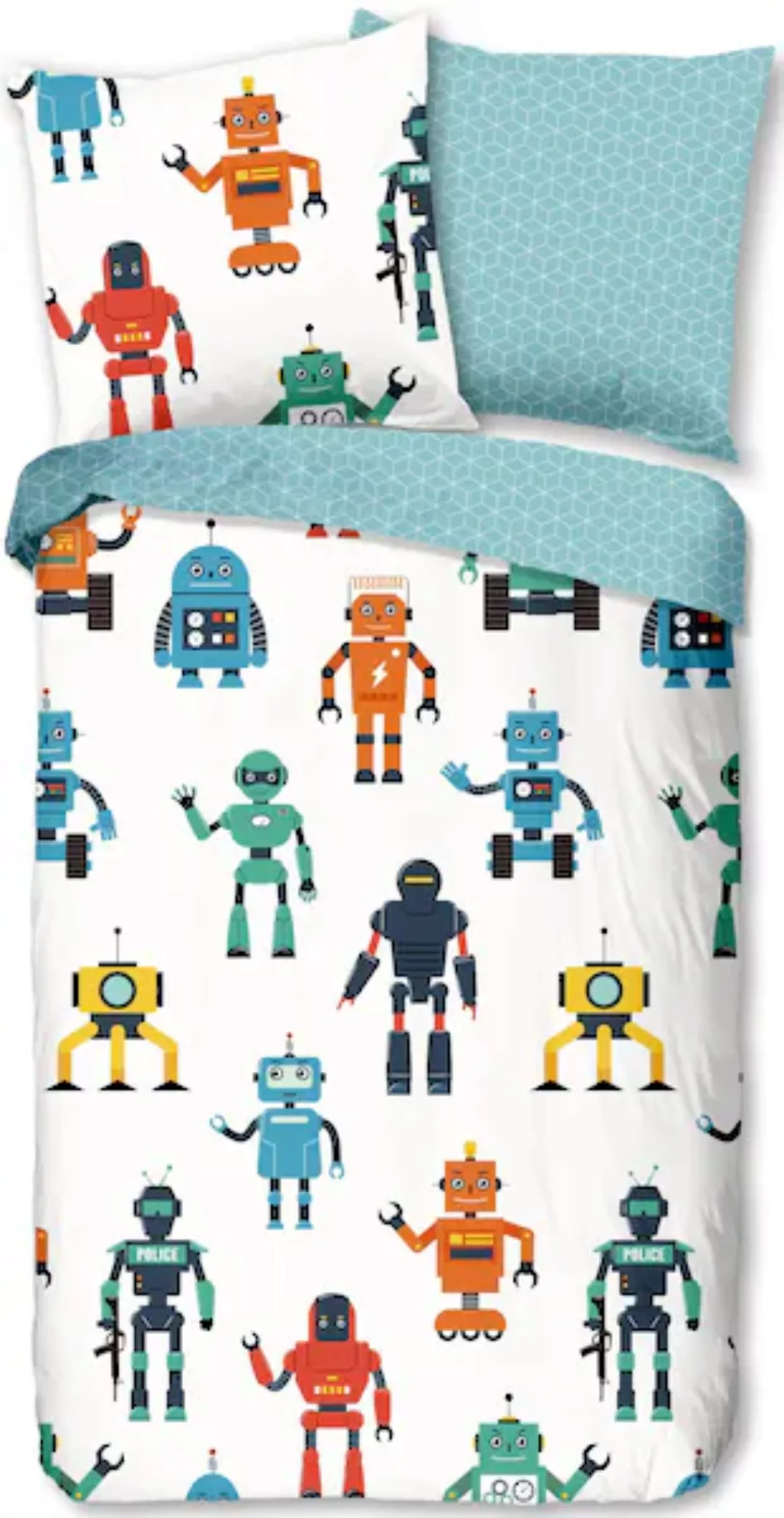 good morning Wendebettwäsche »Robots«, (2 tlg.) günstig online kaufen