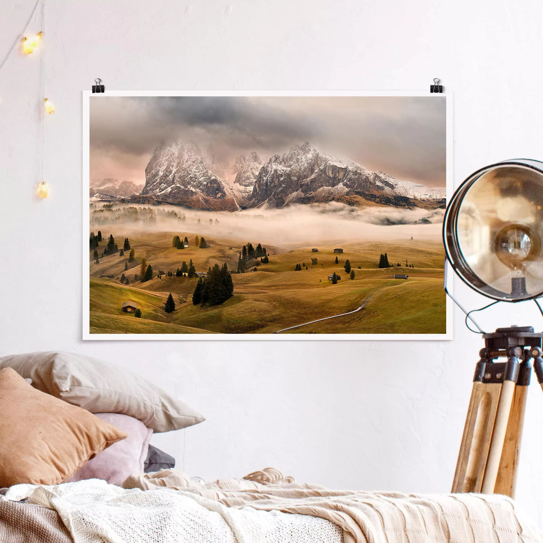Poster Natur & Landschaft - Querformat Dolomiten Mythen günstig online kaufen