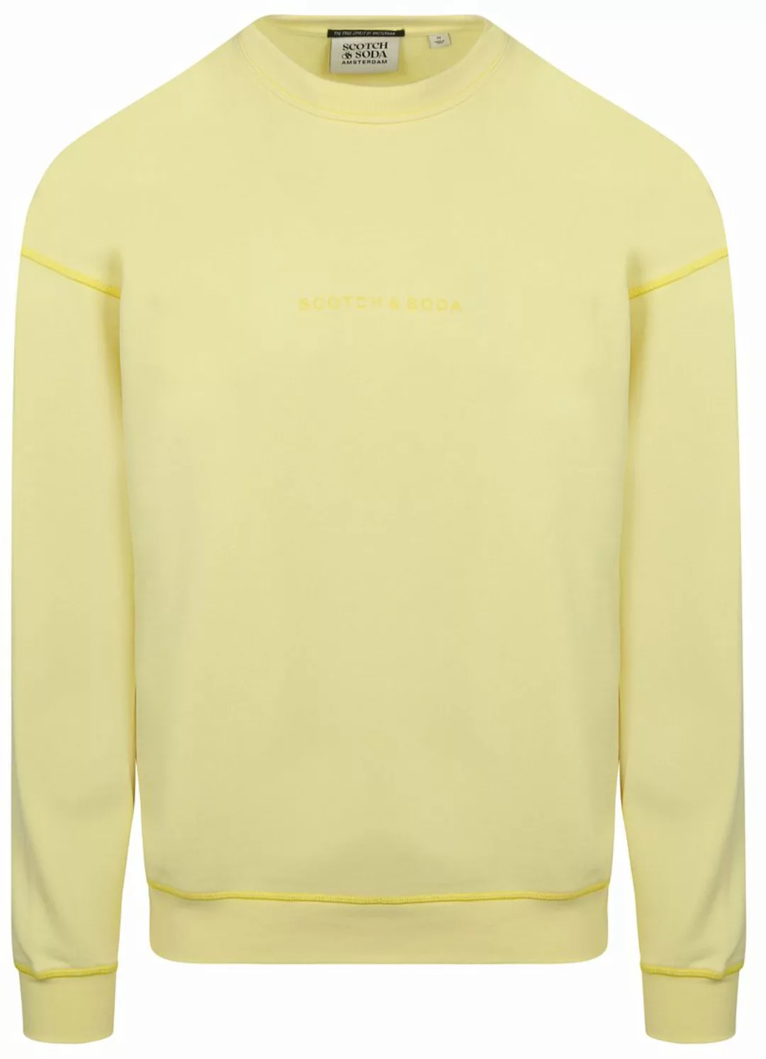 Scotch and Soda Pullover Core Logo Gelb - Größe L günstig online kaufen