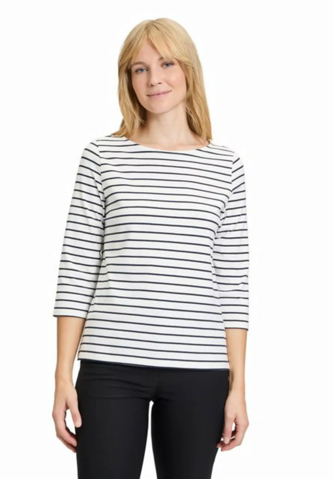 Betty Barclay 3/4-Arm-Shirt Betty Barclay Ringelshirt mit U-Boot-Ausschnitt günstig online kaufen