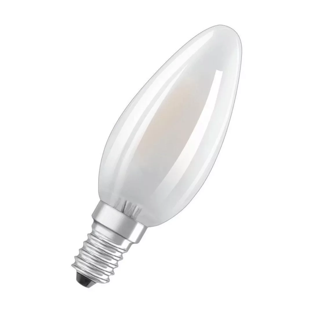 LED-Kerzenlampe E14 4W 827 matt 2er-Set günstig online kaufen