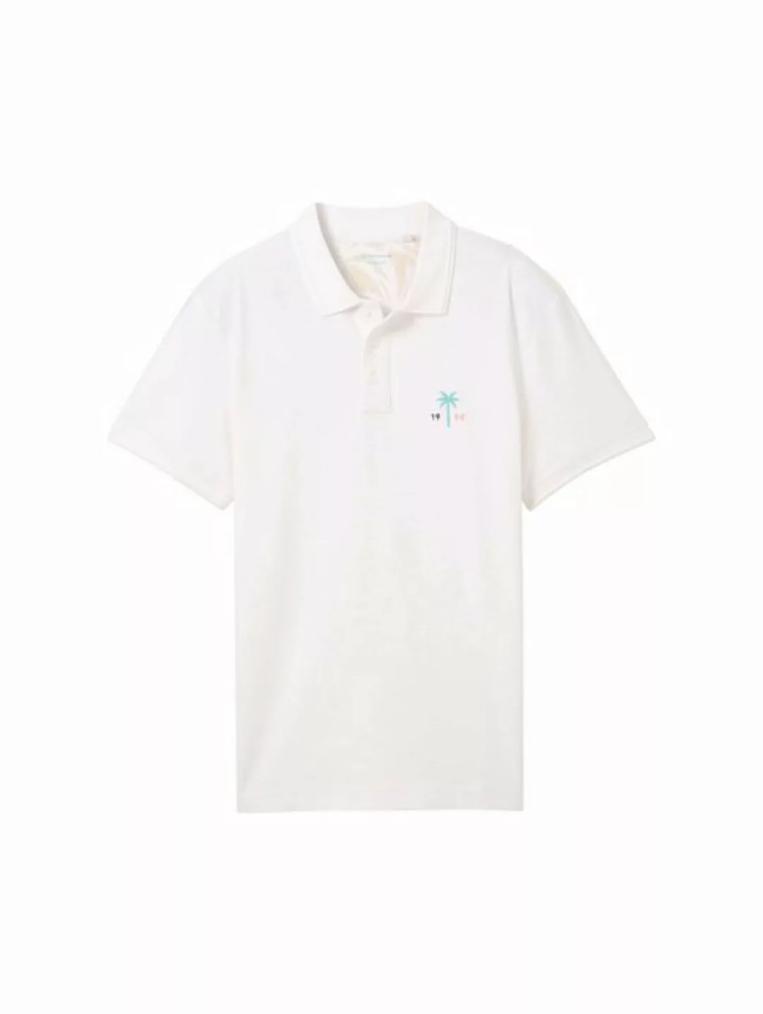 TOM TAILOR Poloshirt Poloshirt mit Stickerei günstig online kaufen