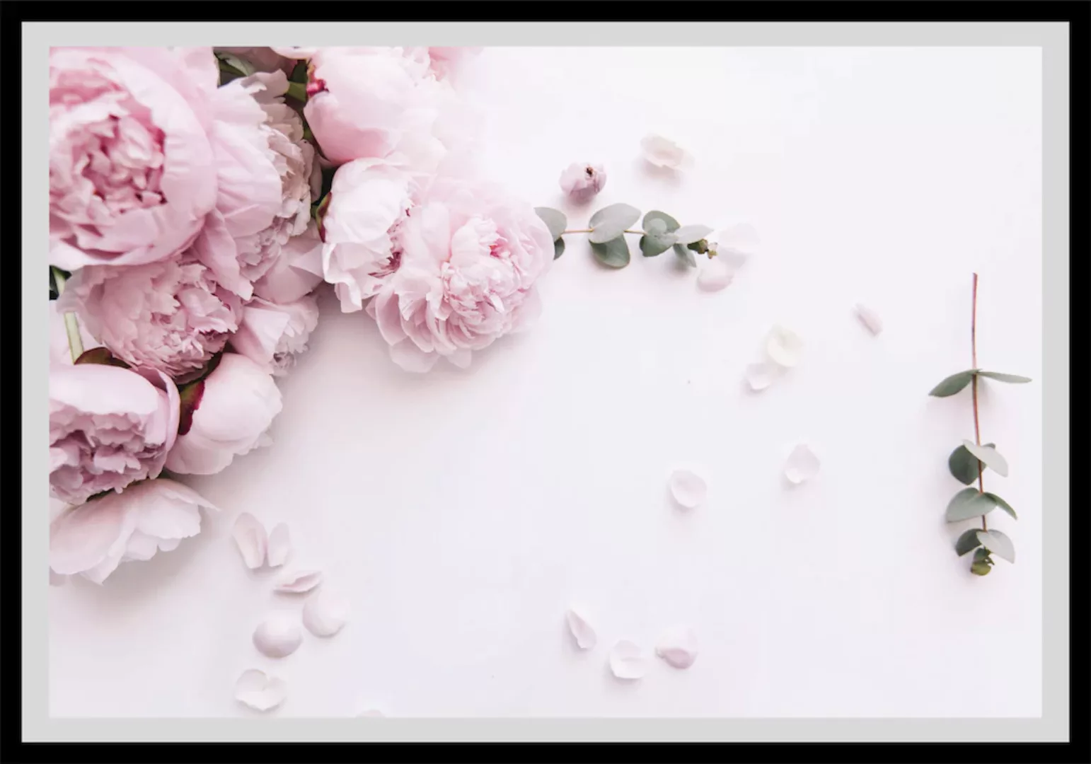 queence Bild "Grete", Blumen, Rosen, gerahmt günstig online kaufen