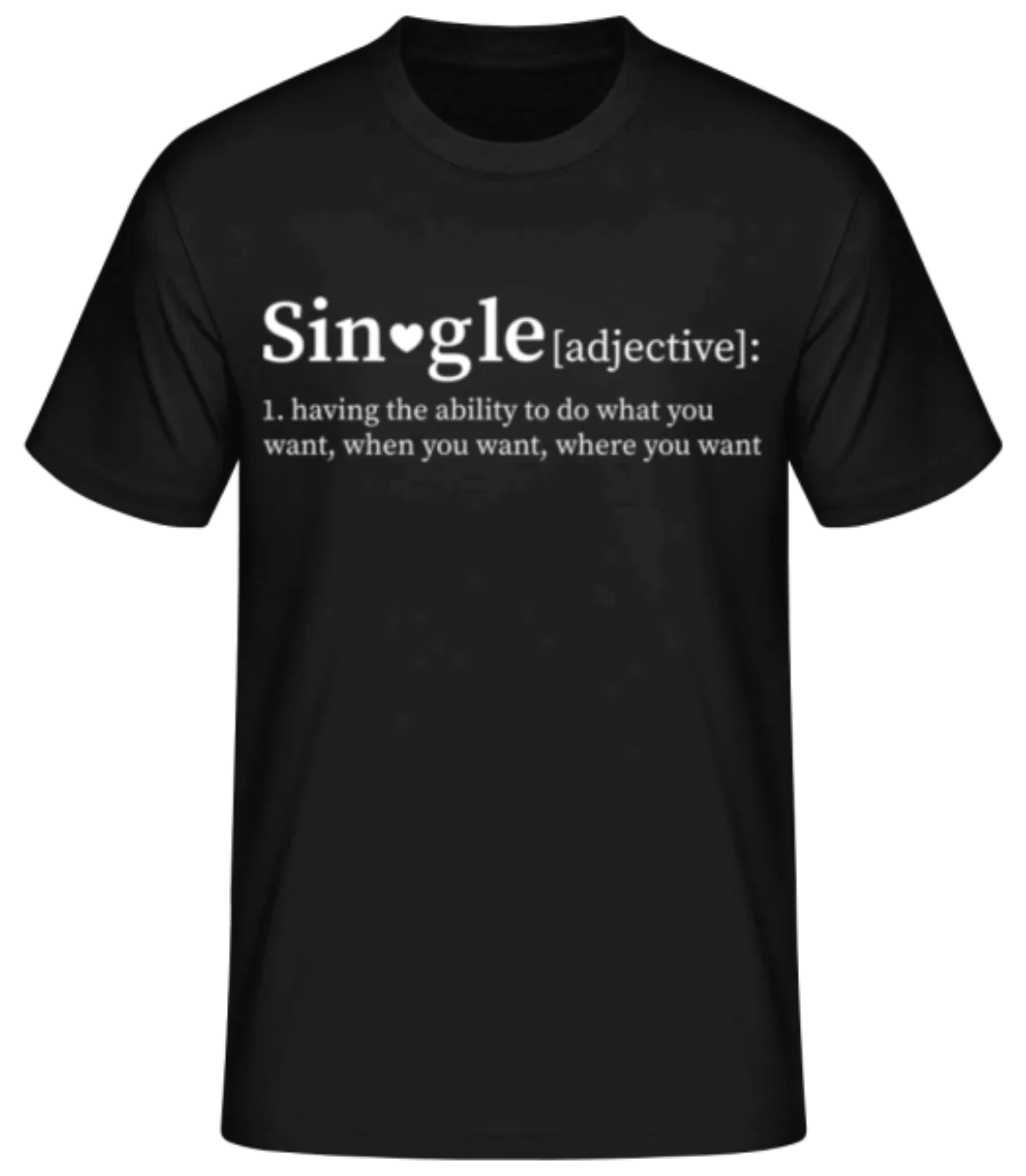 Single · Männer Basic T-Shirt günstig online kaufen