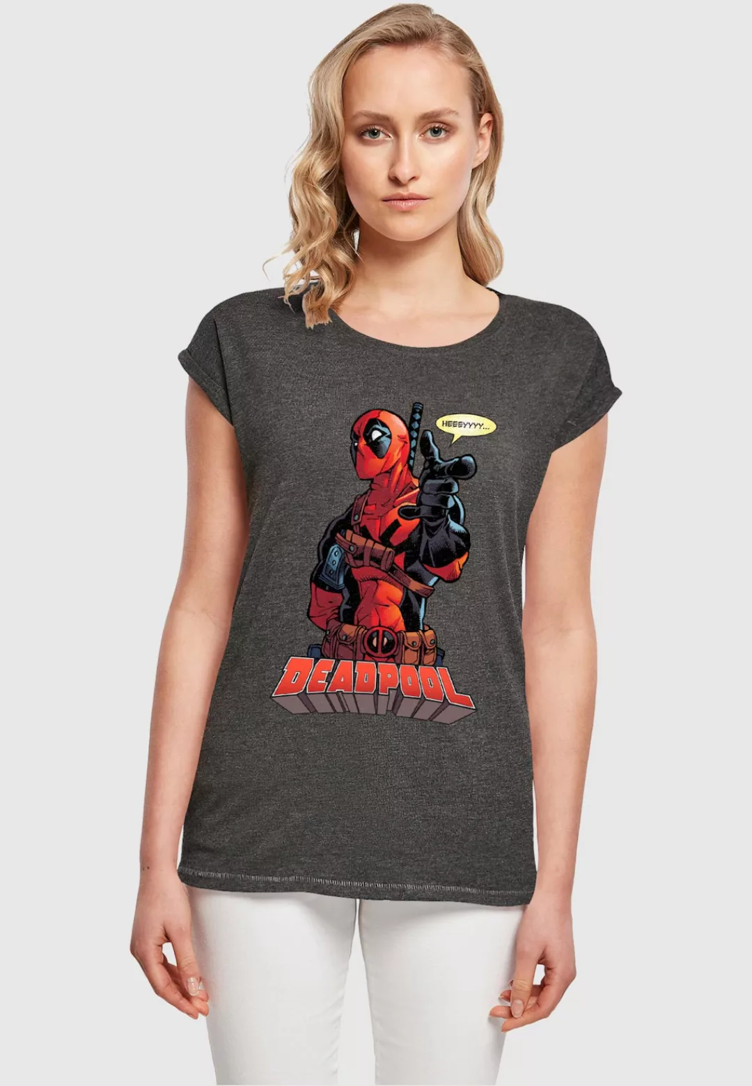 ABSOLUTE CULT T-Shirt "ABSOLUTE CULT Damen Ladies Deadpool - Hey You T-Shir günstig online kaufen