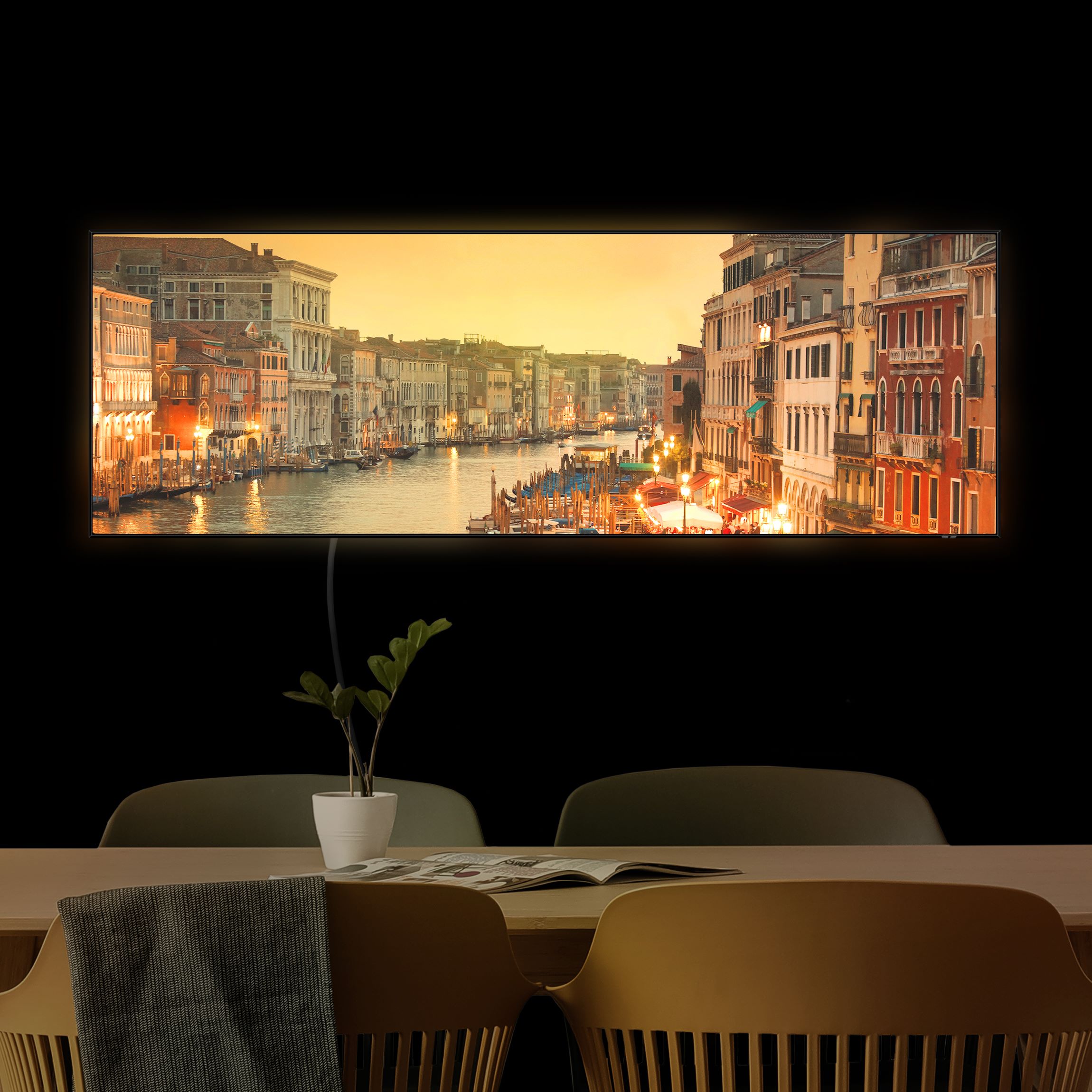 LED-Wechselbild Großer Kanal von Venedig günstig online kaufen