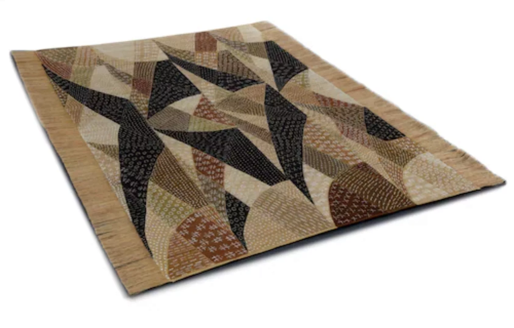 DIE HAUSKUNST Teppich »Chiya Tiama 4«, rechteckig, Flachgewebe, handgewebt, günstig online kaufen