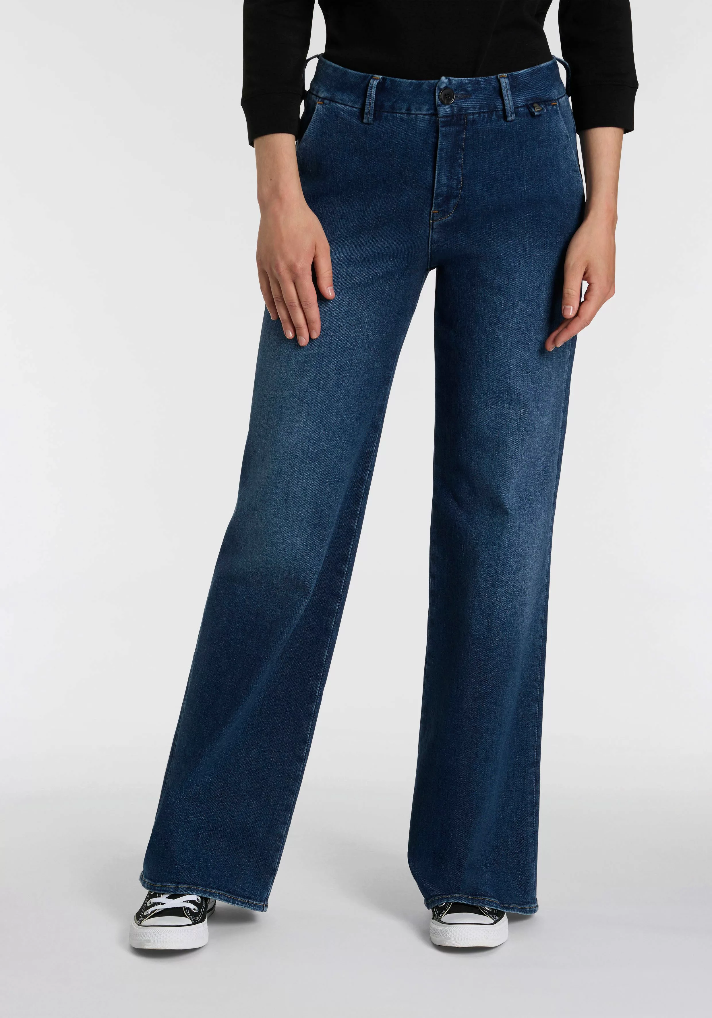 Herrlicher Schlagjeans Lovely Flared Denim Cashmere günstig online kaufen