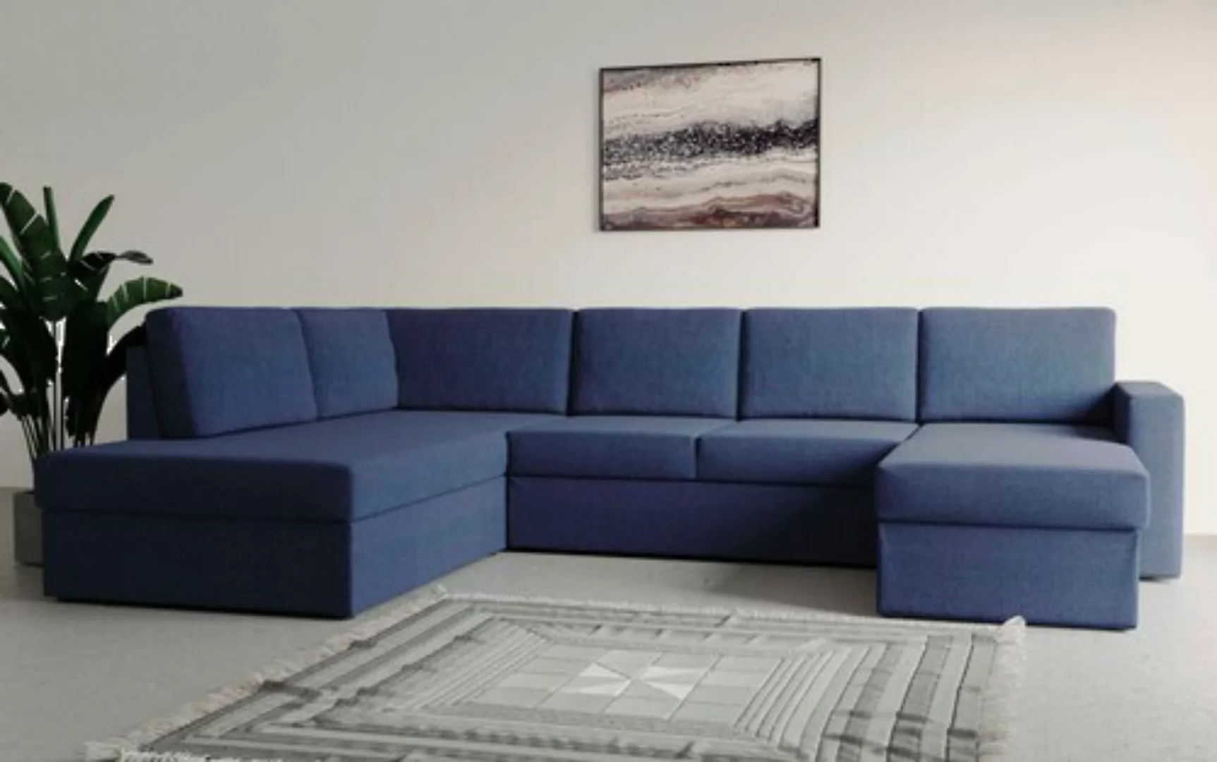 Home affaire Wohnlandschaft "Delaware Schlafsofa, Liegefläche 149x260 cm" günstig online kaufen