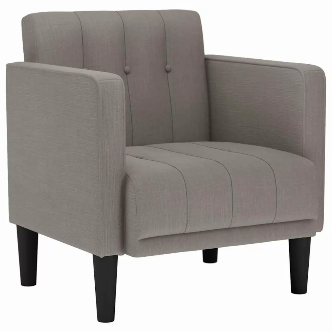 vidaXL Sessel Sessel mit Armlehnen Taupe günstig online kaufen