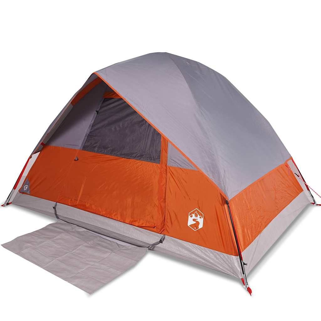 vidaXL Kuppelzelt Kuppel-Campingzelt 2 Personen Orange günstig online kaufen