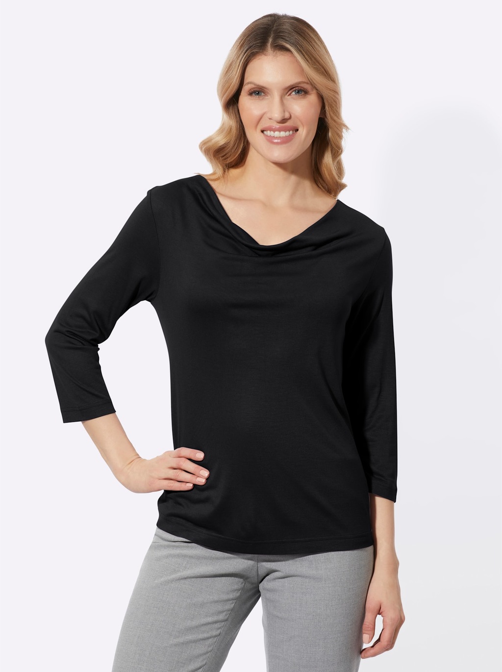 Classic Basics Wasserfallshirt "Wasserfallshirt", (1 tlg.) günstig online kaufen